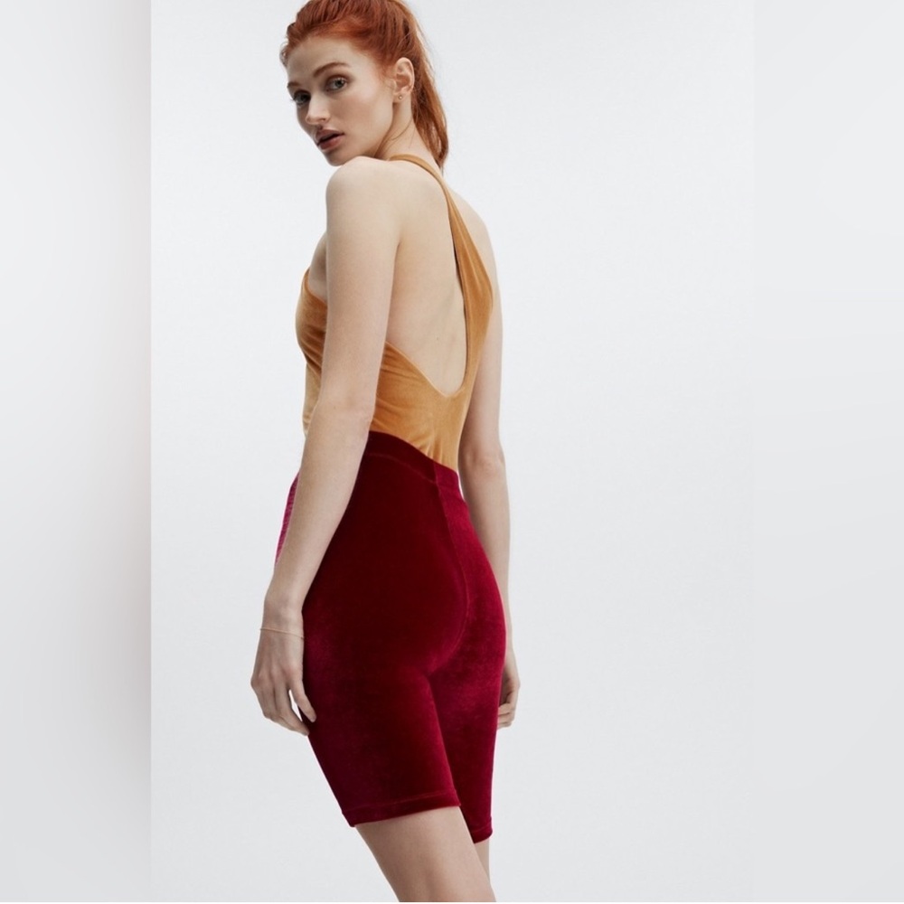 Fabletics Velour Bike Shorts - Picture 5 of 10